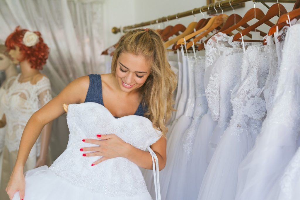 Choosing a wedding dress